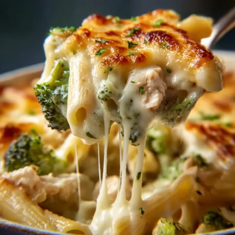 Chicken and Broccoli Alfredo Bake Recipe