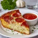 Pizza Style Cottage Cheese Bake Recipe