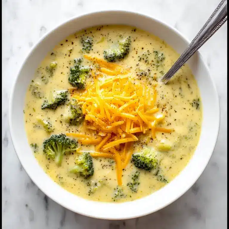 Broccoli Potato Cheese Soup Recipe