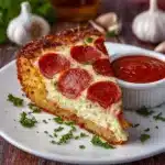 Pizza Style Cottage Cheese Bake Recipe