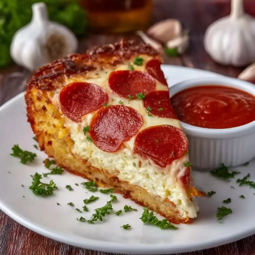 Pizza Style Cottage Cheese Bake Recipe