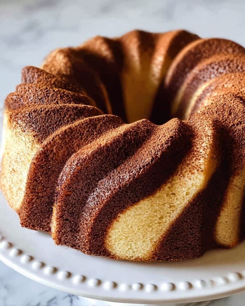 Moist Cinnamon Swirl Bundt Cake Recipe