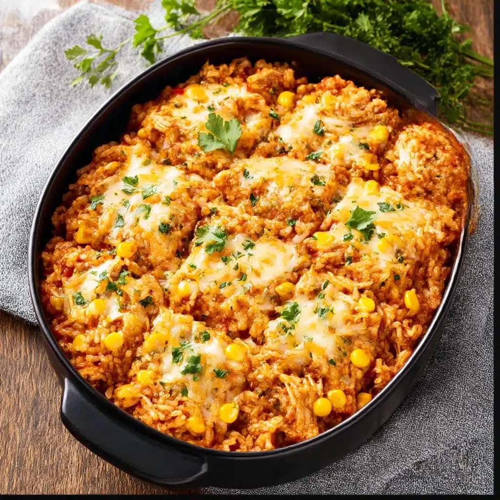Chicken Enchilada Rice Casserole Recipe - Recipe Image