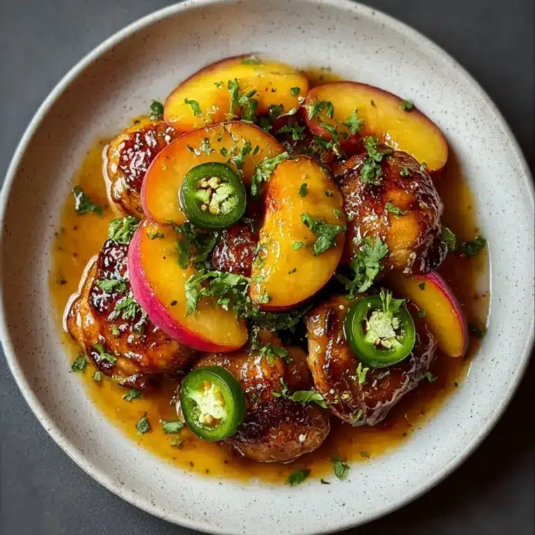 Jalapeno Peach Chicken Recipe