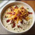 Slow Cooker Keto Chicken Cream Cheese Soup Recipe