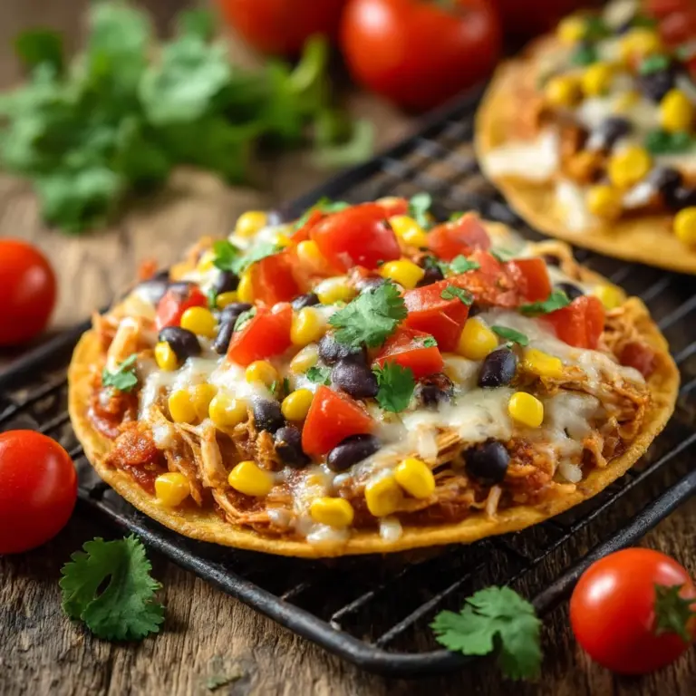 Mexican Rotisserie Chicken Tostadas Recipe