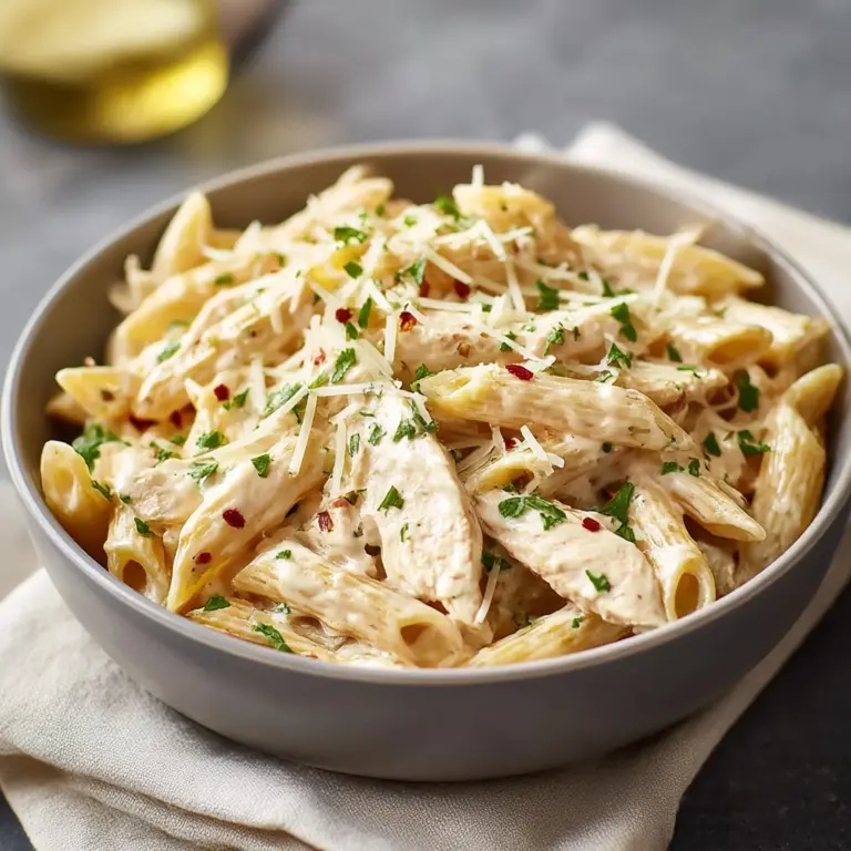 Creamy Garlic Parmesan Pasta Recipe