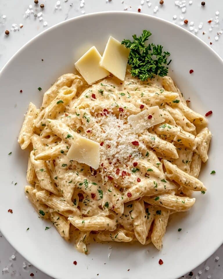 One Pot Creamy Garlic Pasta Recipe