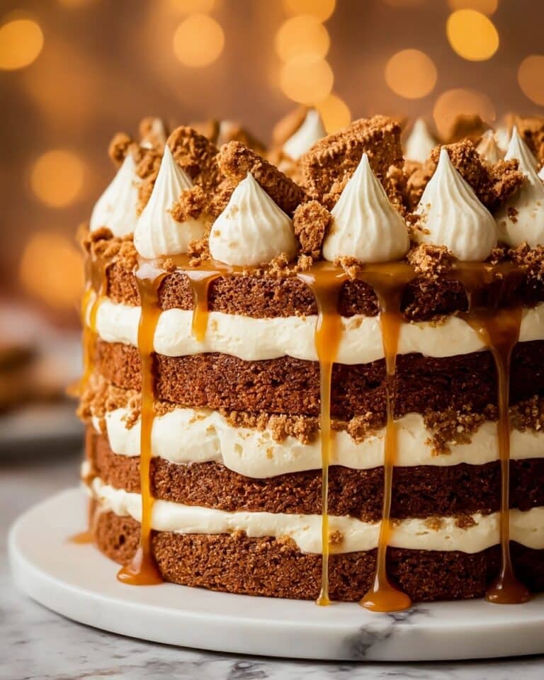 Butterscotch Crunch Cake Recipe