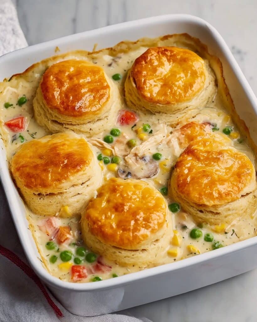 Easy Homemade Chicken Pot Pie Casserole Recipe