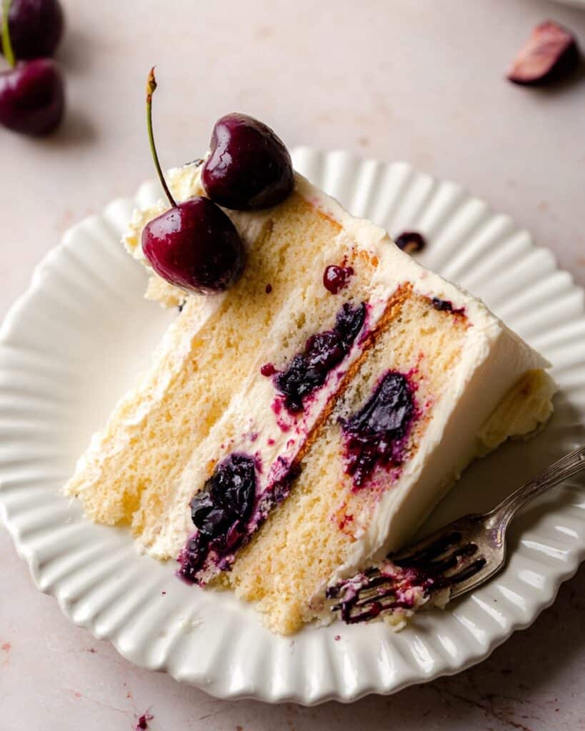 White Forest Cake Recipe