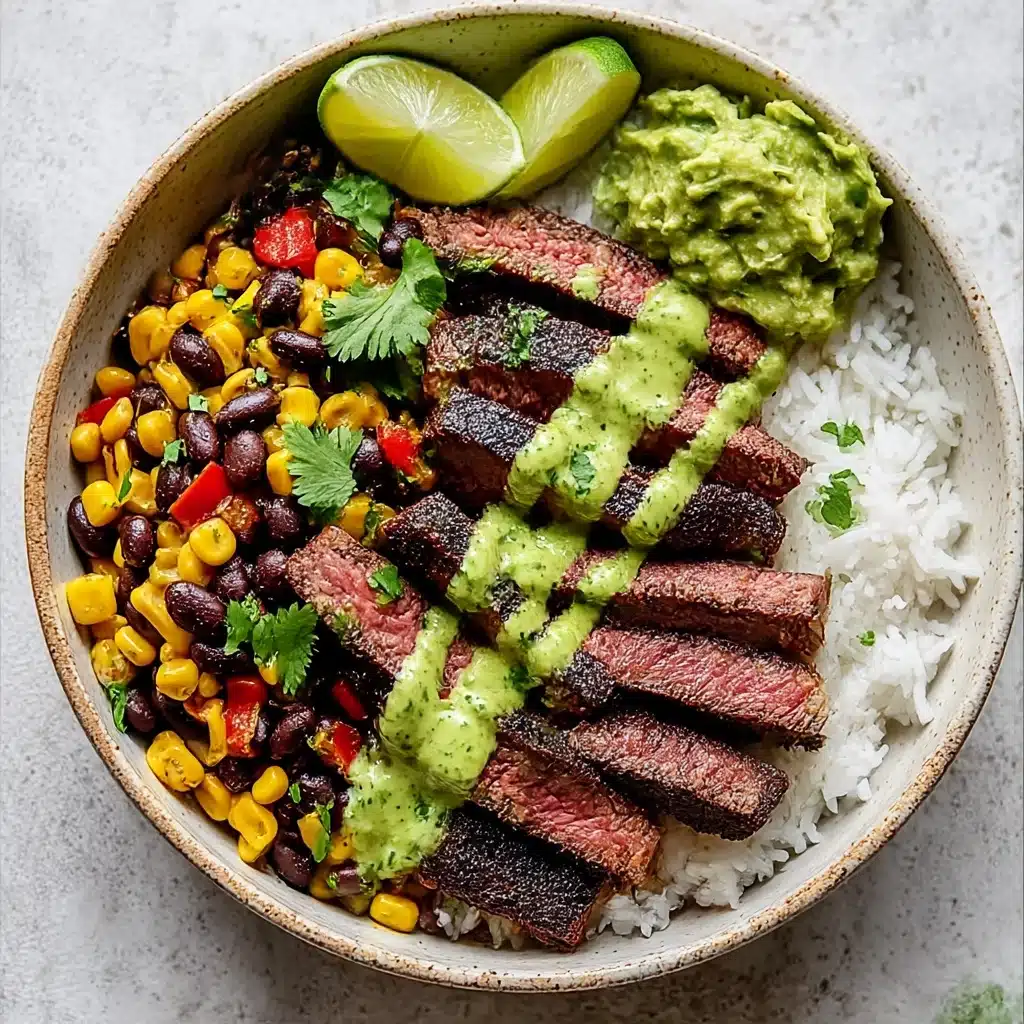 Cilantro Lime Steak Bowls Recipe - Recipe Image