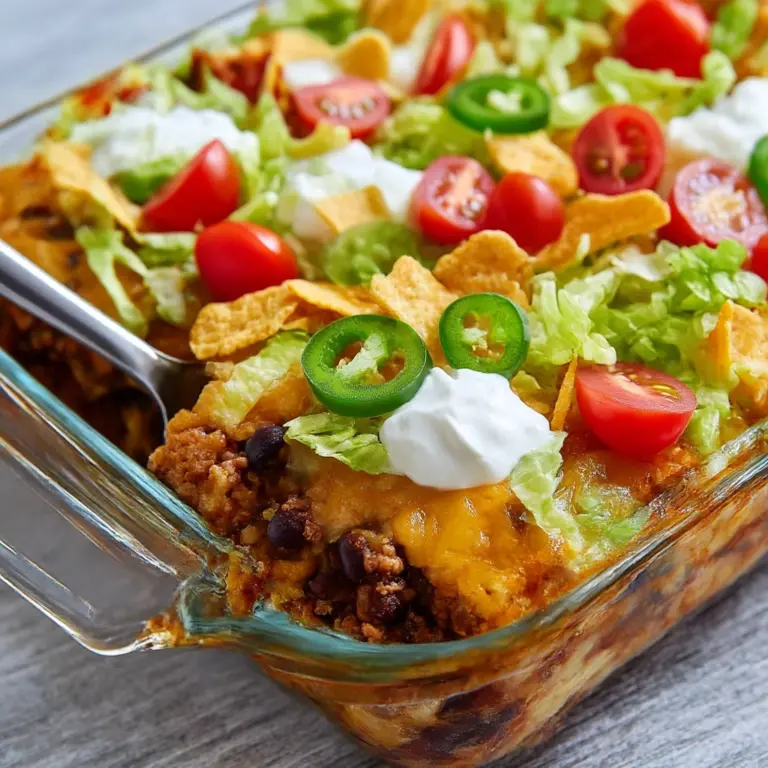 Walking Taco Casserole Recipe