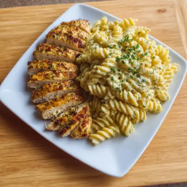 Creamy Garlic Parmesan Chicken Pasta