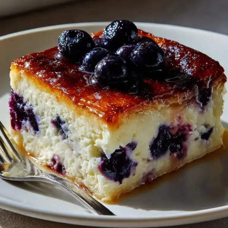 Blueberry Cottage Cheese Breakfast Bake Recipe