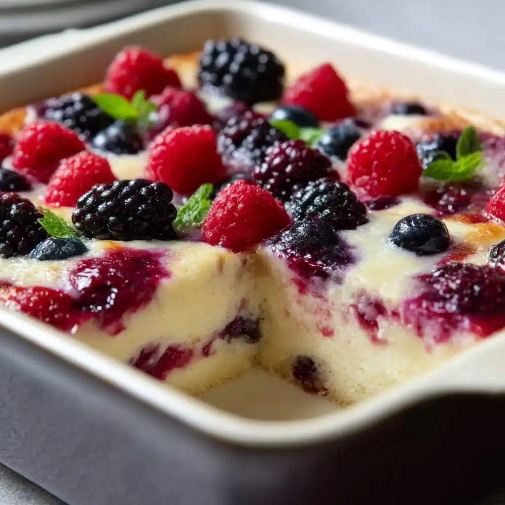 High Protein Triple Berry Bake Recipe