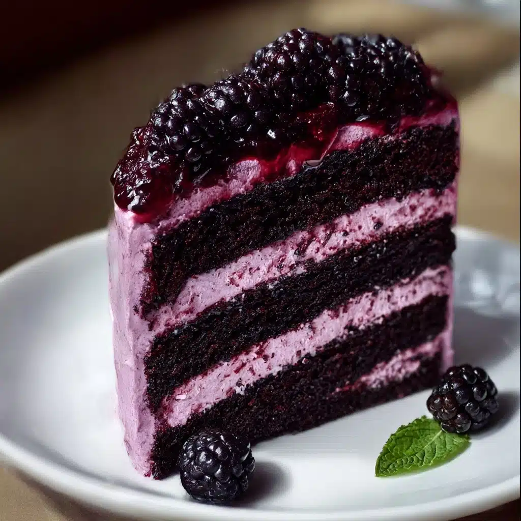 Bourbon Blackberry Cake Recipe - Recipe Image