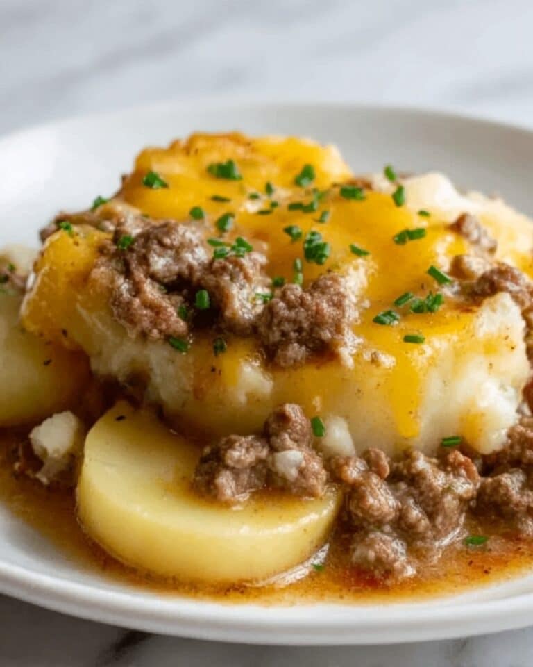 Crockpot Hamburger Potato Casserole Recipe