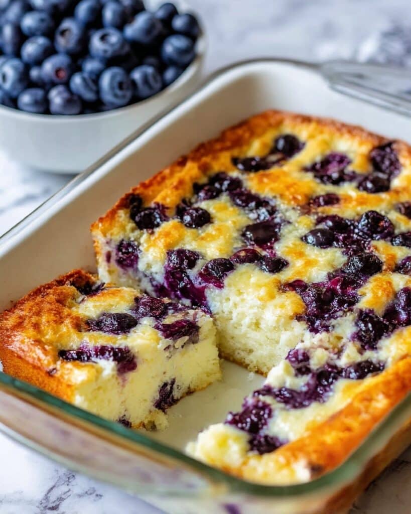 Blueberry Cottage Cheese Breakfast Bake Recipe