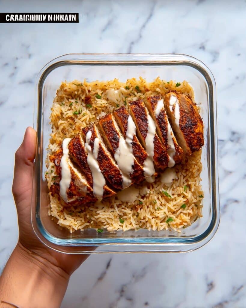 High Protein Creamy Cajun Chicken & Rice Recipe