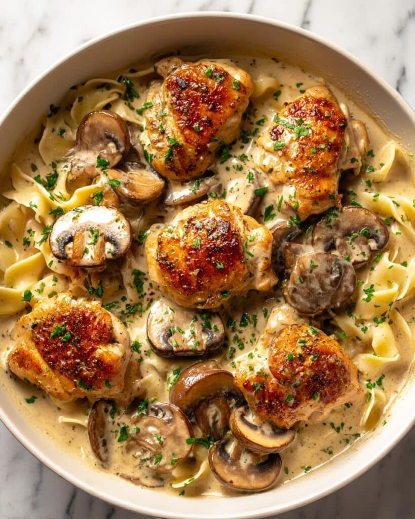 Chicken Mushroom Stroganoff Recipe