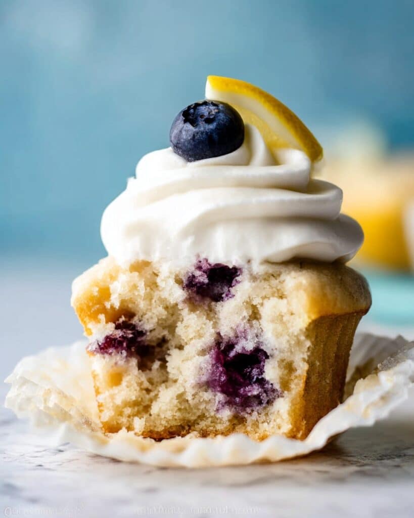Lemon Blueberry Cupcakes Recipe