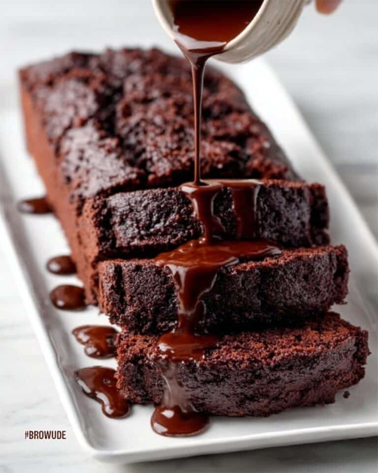 Hot Fudge Brownie Bread Recipe