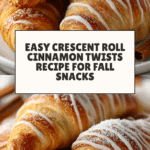 Crescent Roll Cinnamon Twists Recipe