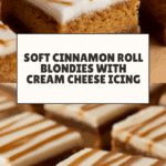 Cinnamon Roll Blondies Recipe