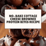 No-Bake Cottage Cheese Brownie Batter Protein Bites Recipe