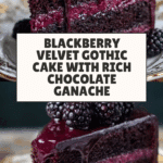 Blackberry Velvet Gothic Cake Recipe