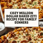 Layer half the cooked pasta in the baking dish Recipe