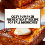 Pumpkin French Toast Breakfast Recipe
