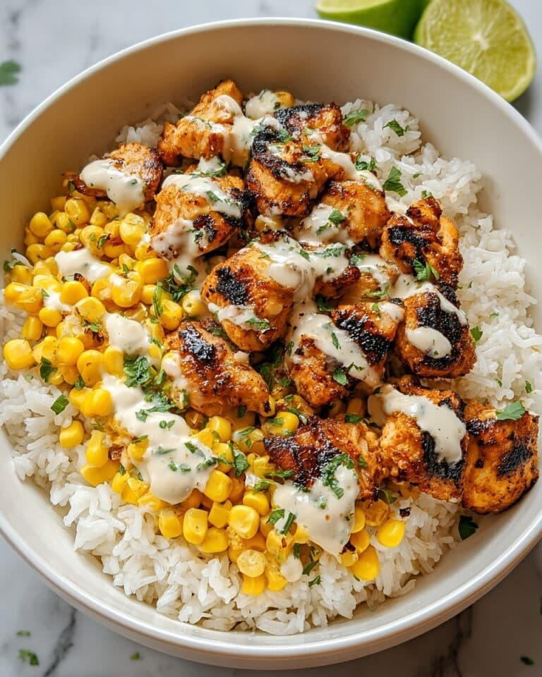 Street Corn Chicken Rice Bowl Recipe