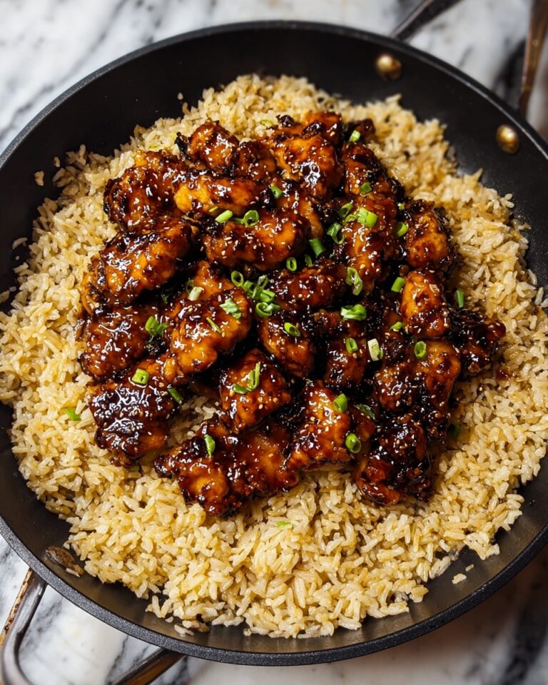 Easy One-Pan Honey BBQ Chicken and Rice Recipe