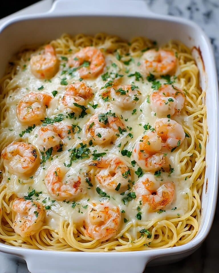 Shrimp Scampi Pasta Bake Recipe