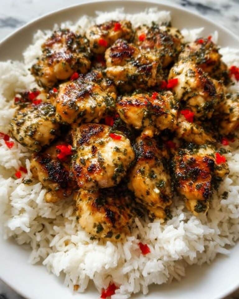 Chicken Scampi with Creamy Garlic Parmesan Rice Recipe