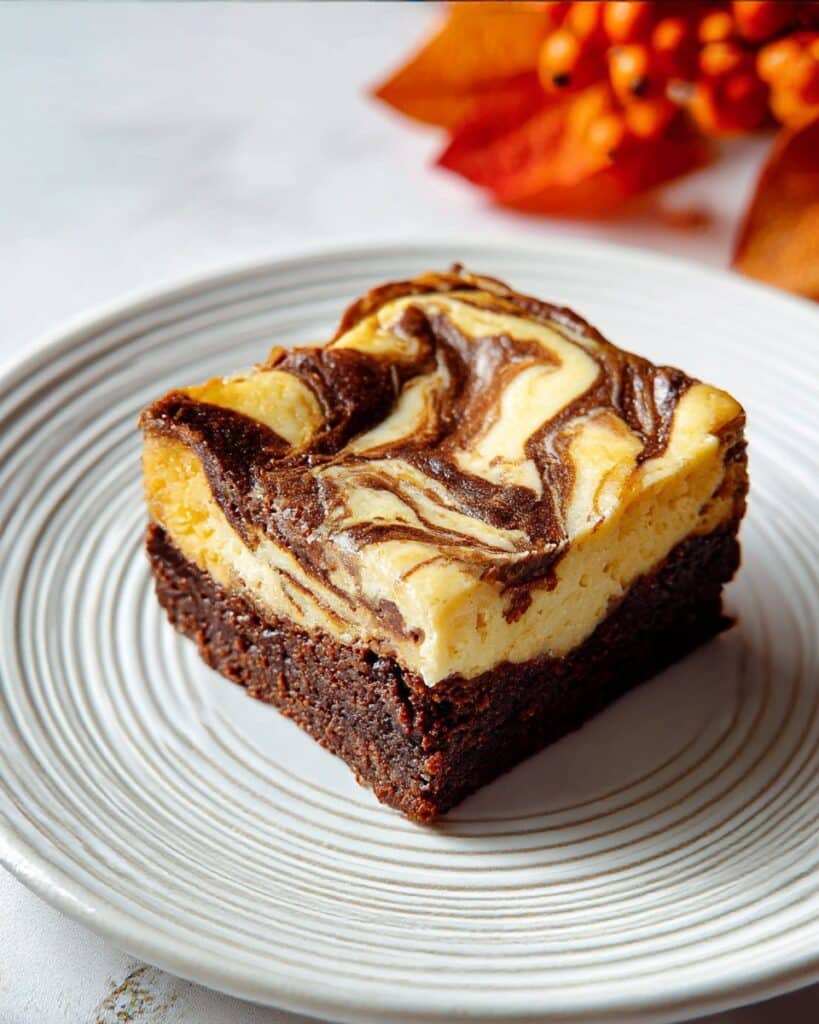 Pumpkin Cheesecake Brownies Recipe