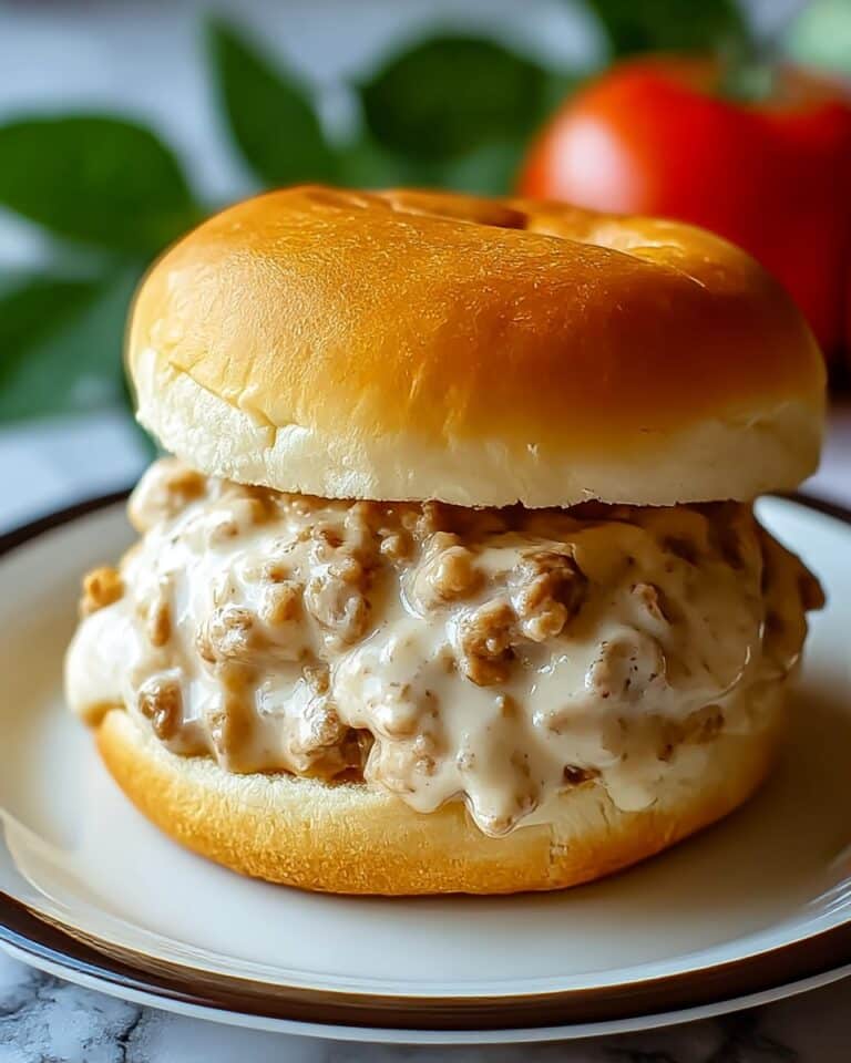 Creamy Chicken Alfredo Sloppy Joes for Comfort Food Bliss Recipe