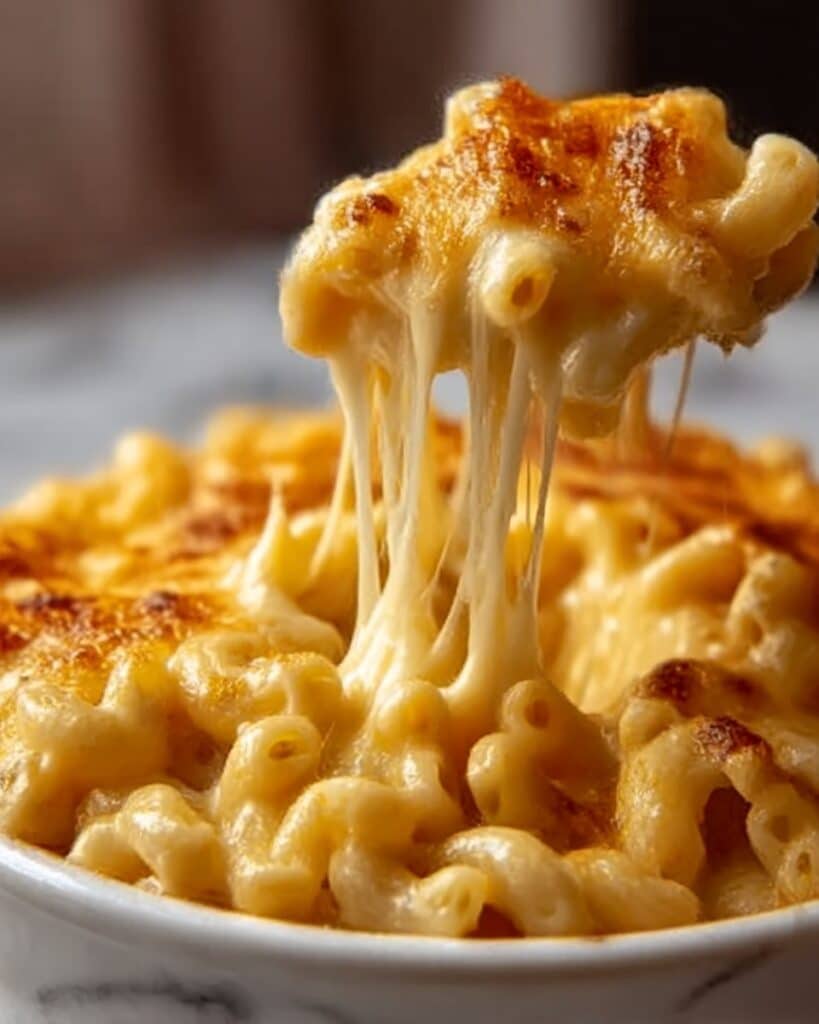 Creamy Baked Mac and Cheese with Panko Topping Recipe