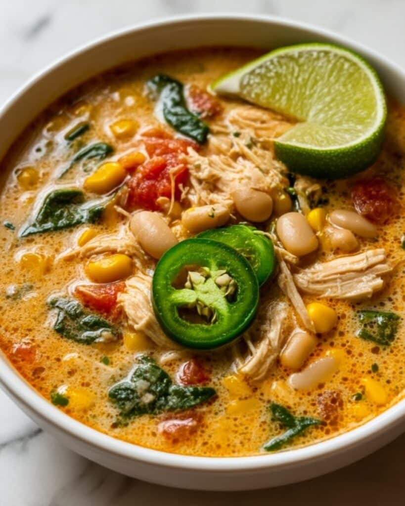 Cajun White Chicken Chili Recipe