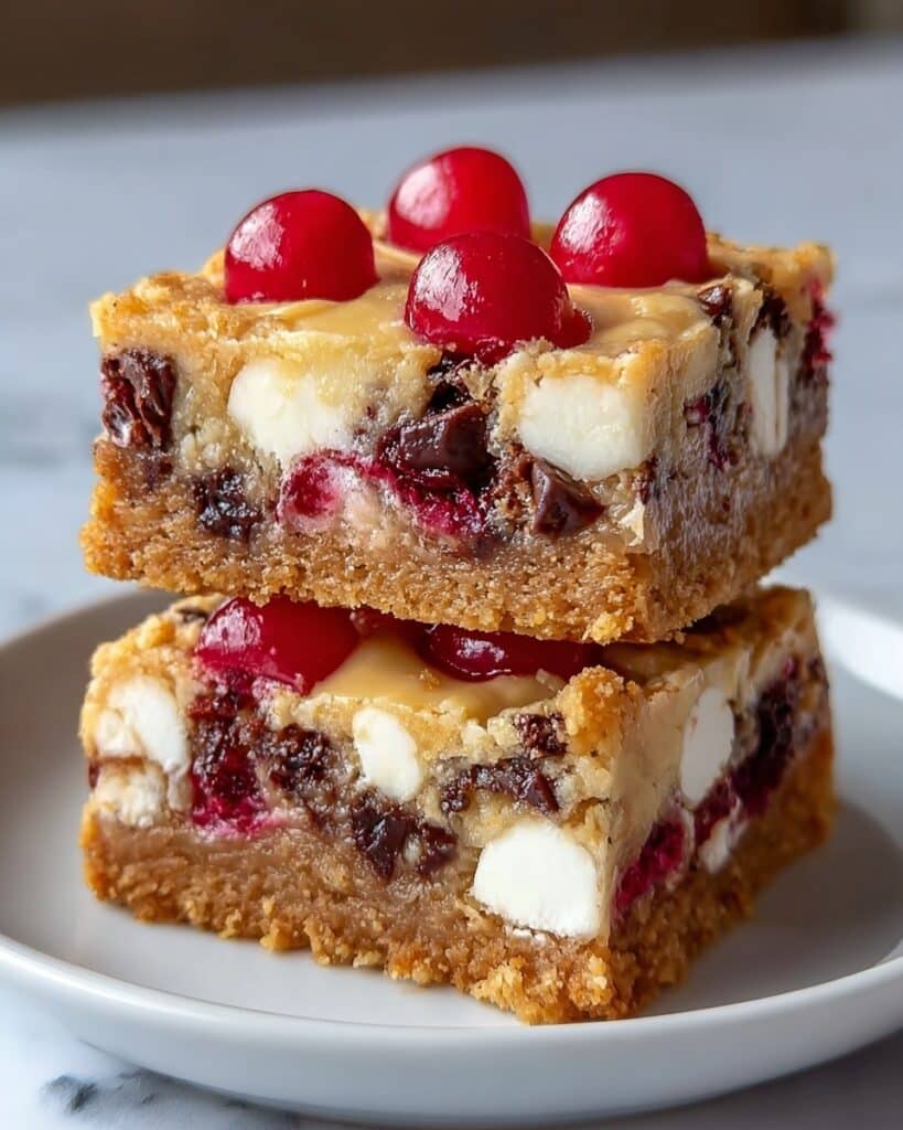 Christmas Chocolate Marshmallow Bars Recipe