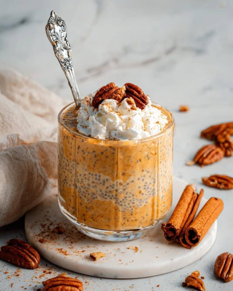 Pumpkin Cheesecake Overnight Oats Recipe