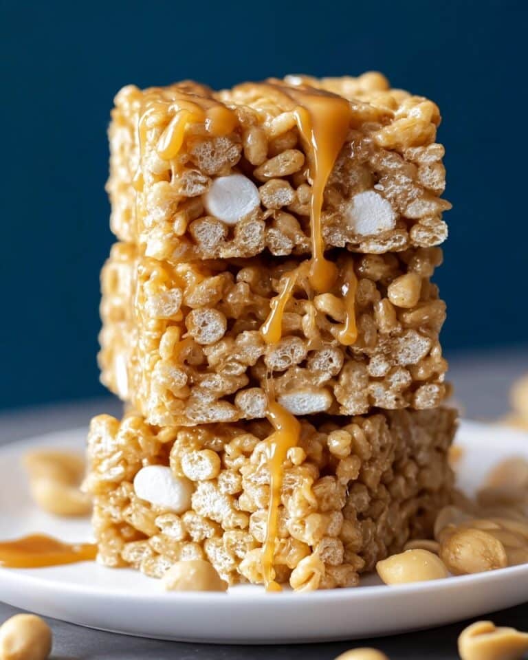 Caramel Rice Krispies Treats Recipe