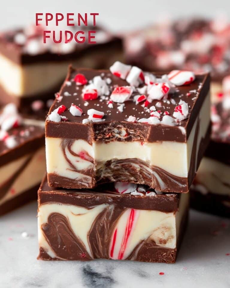 Peppermint Swirl Fudge Recipe
