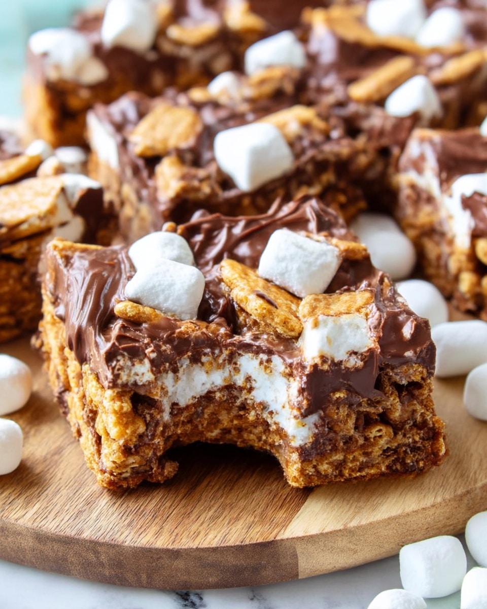 Golden Graham S’mores Bars Recipe