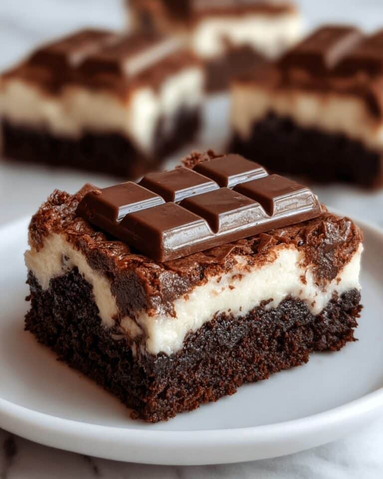 Kit Kat Cream Cheese Brownies Recipe