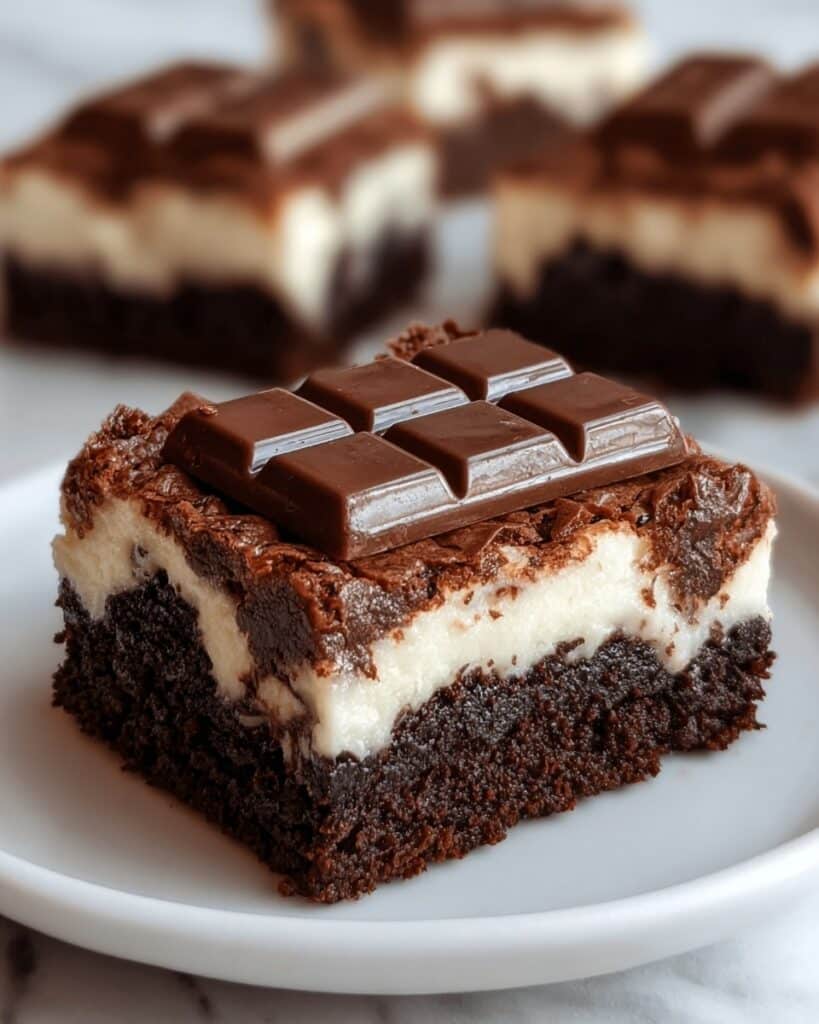 Kit Kat Cream Cheese Brownies Recipe