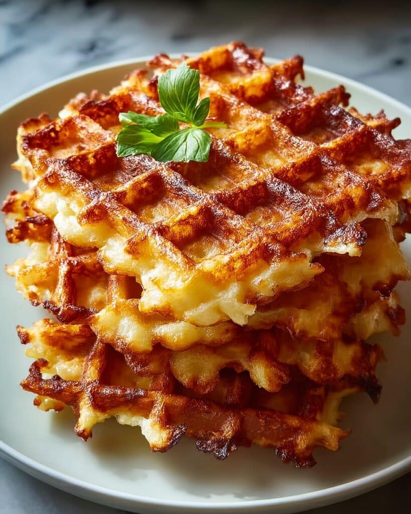 Crispy Waffle Maker Hash Browns Recipe