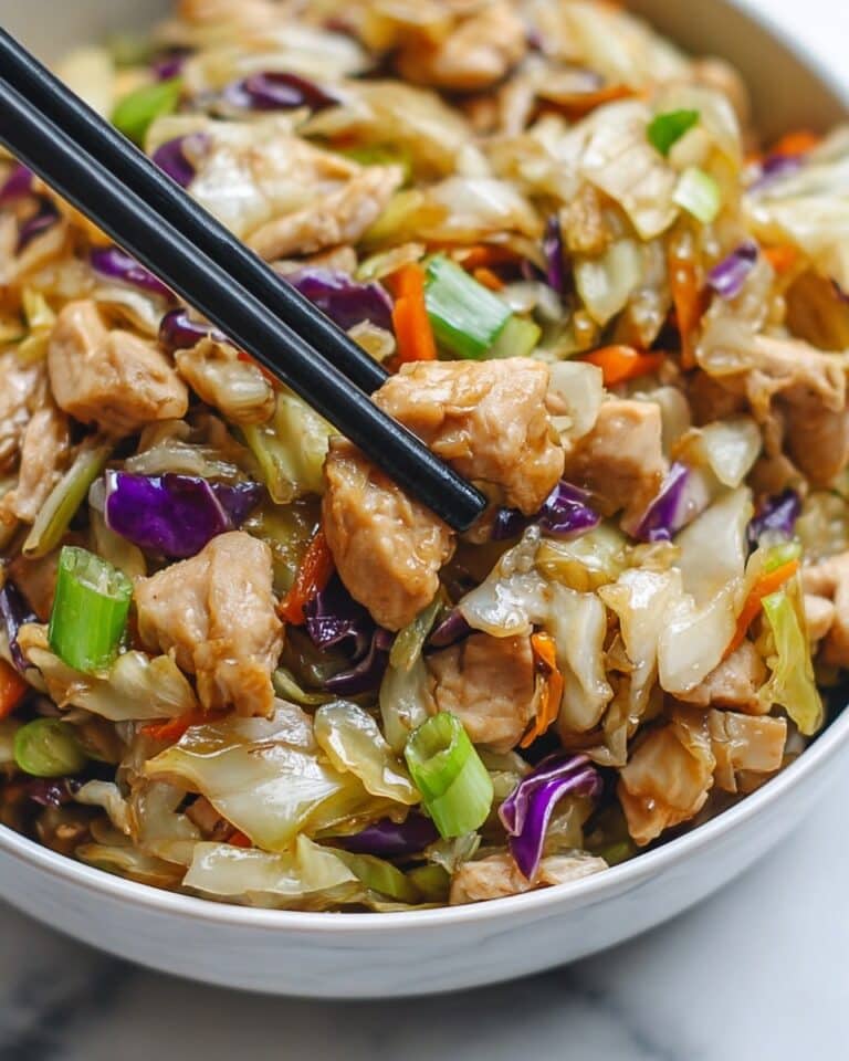 Egg Roll Bowls with Chicken and Cabbage Recipe